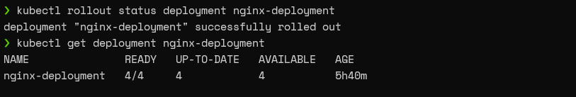 Rollout Status