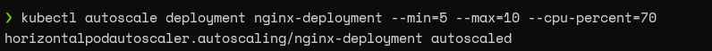 Autoscale Deployment